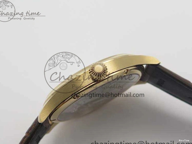 MIROTIME 0318 Effortless Portuguese Fa Jones IW544201 RG GSF 1:1 Best Edition White Dial On Leather Strap 7228